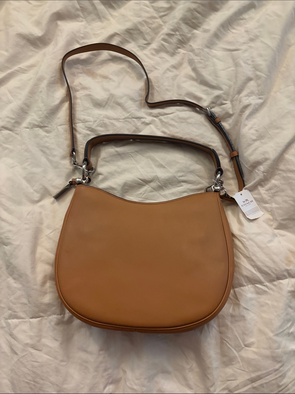 COACH Saddle Shoulder Bag in Tan - Picture 2 of 3